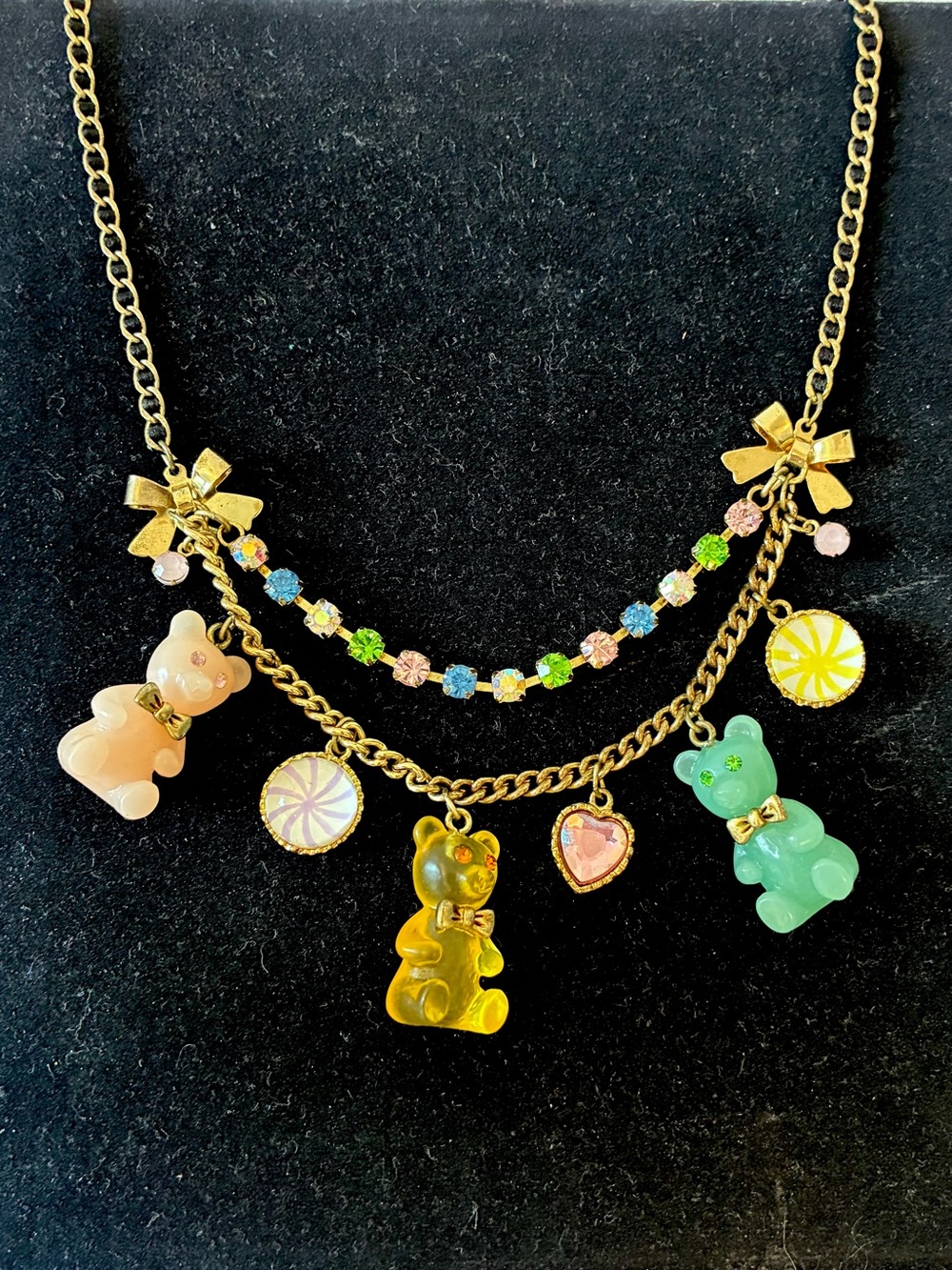 Betsey Johnson CANDYLAND Necklace, Gummy Bears